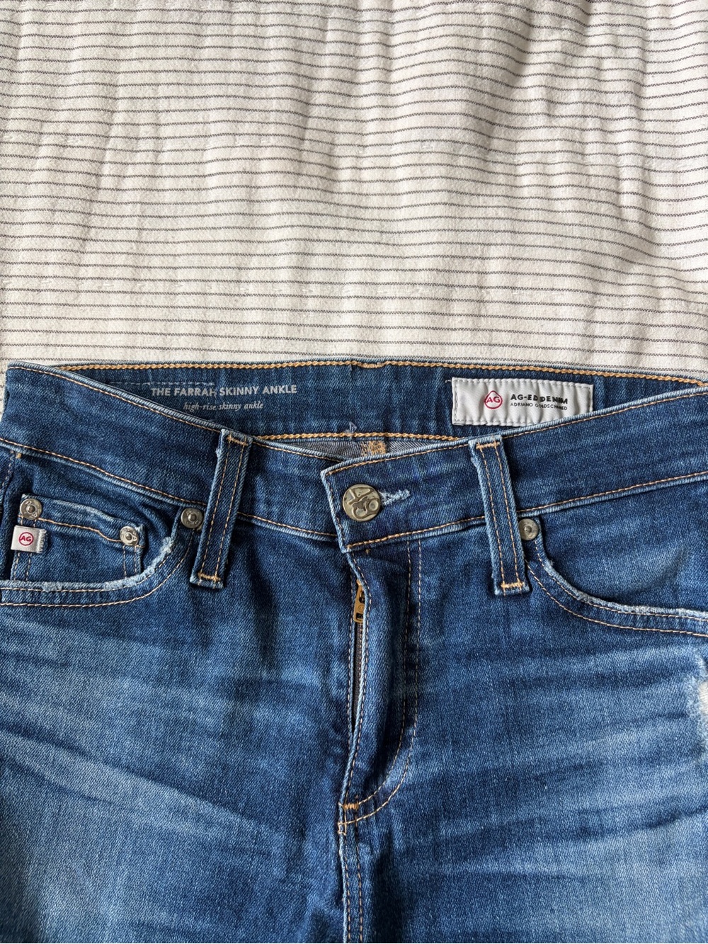 Adriano Goldschmied Farrah Skinny Ankle Jeans